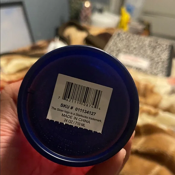 RARE Starbucks 24oz Pink & Blue Ombre Studded Cold Cup Tumbler - Picture 4 of 4